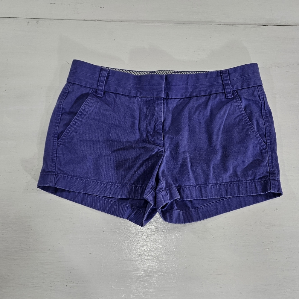 J. Crew 100% Cotton Chino Shorts Womens Size 6